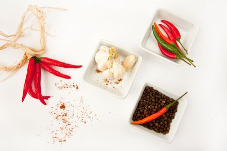 Hot peppersの写真素材