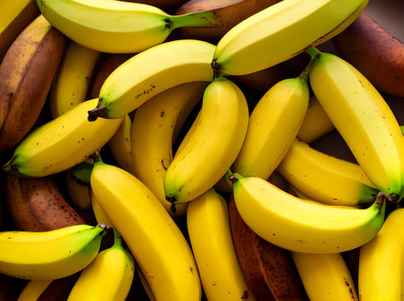 hyperrealistic banans: closeup neutral colors warm lighting cozy atmosp Generative AI Generatedの素材