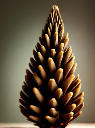 Conepainted background knolling realistic neutral tones Generative AI Generatedの素材