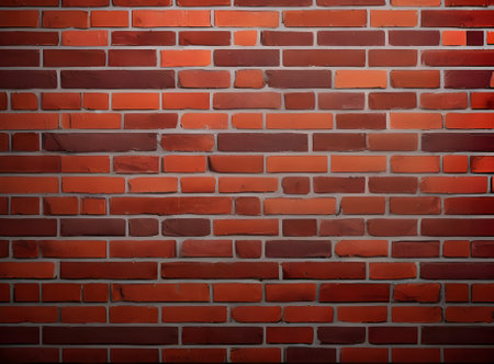Brick background vintage color sharp focus highly detailed symmetrical Generative AI Generatedの素材