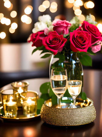 lovefilled celebration. Generative AI Generatedの素材