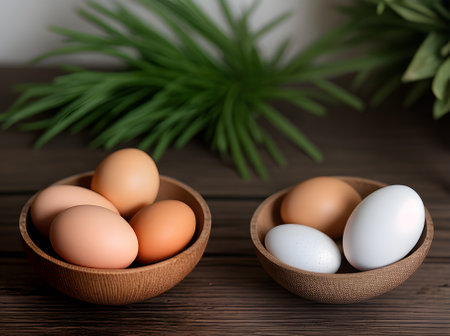 Detailed egg for Easter with cozy atmosphere sharp focus high quality. Generative AI Generatedの素材