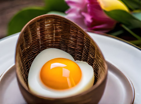egg Easter detailed cozy atmosphere sharp focus high quality Generative AI Generatedの素材
