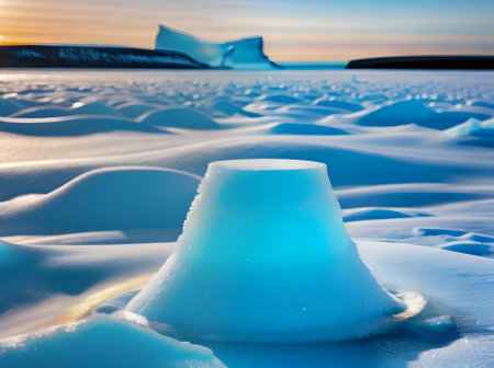 Arctic sharp focus detailed and highquality. Generative AI Generatedの素材
