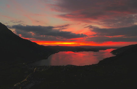 sunsetの写真素材