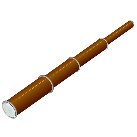 Spyglass. vectorのイラスト素材