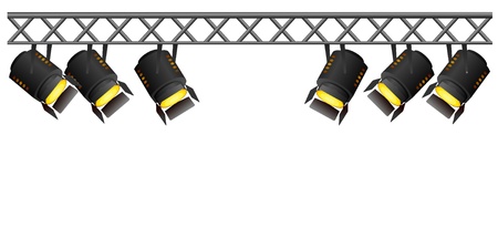 spotlights. vectorのイラスト素材