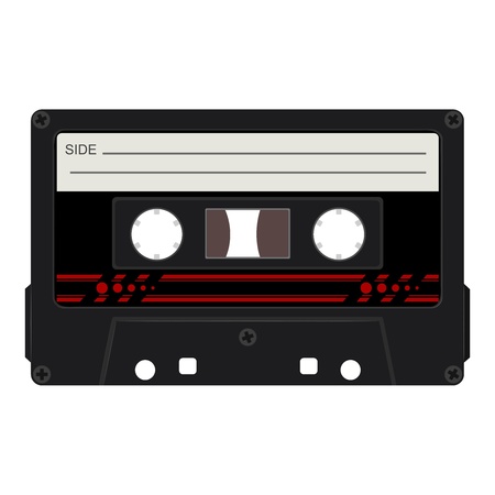 Vector illustration of audio cassettesのイラスト素材