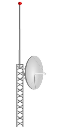 Vector illustration of mobile antennasのイラスト素材