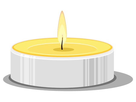 Vector illustration of a candleのイラスト素材