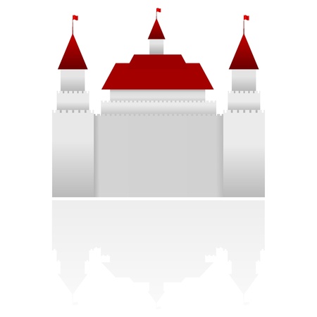 Vector illustration of castleのイラスト素材