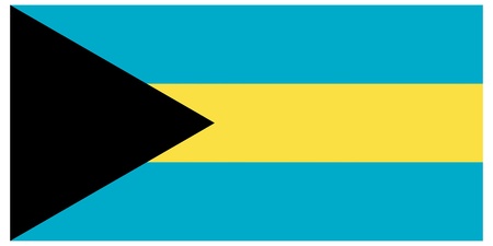 Vector illustration of the flag of  Bahamas のイラスト素材