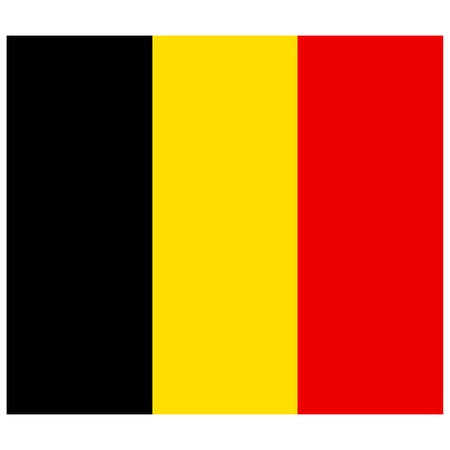 Vector illustration of the flag of Belgium   のイラスト素材
