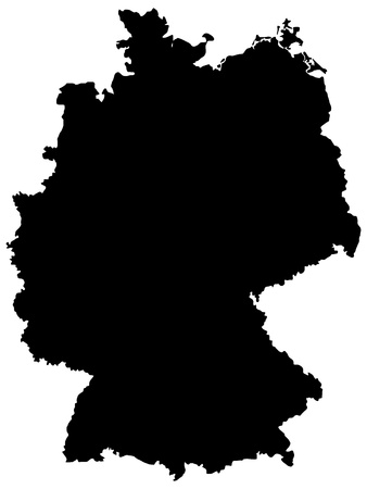 Vector illustration of maps of Germany  のイラスト素材