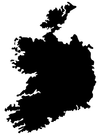 Vector illustration of maps of Ireland  のイラスト素材