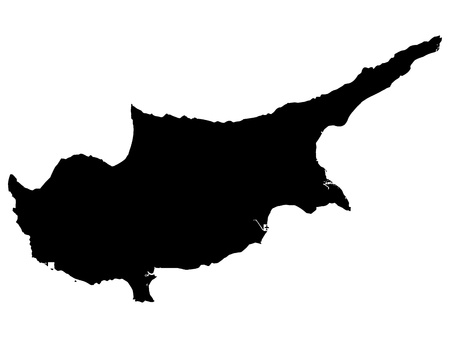 illustration of maps of Cyprus のイラスト素材