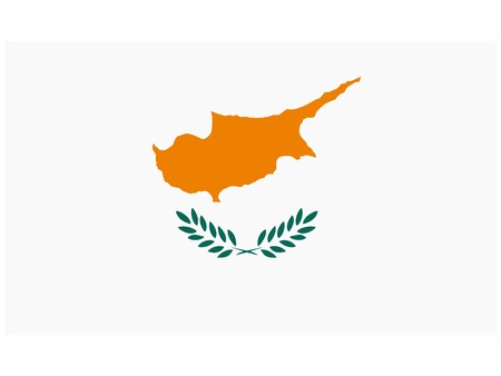 illustration of the flag of Cyprus のイラスト素材