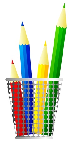 Illustration image of pencils のイラスト素材
