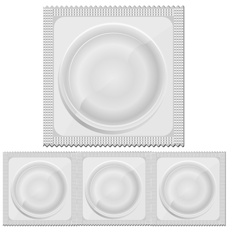 Package of condoms. vectorのイラスト素材
