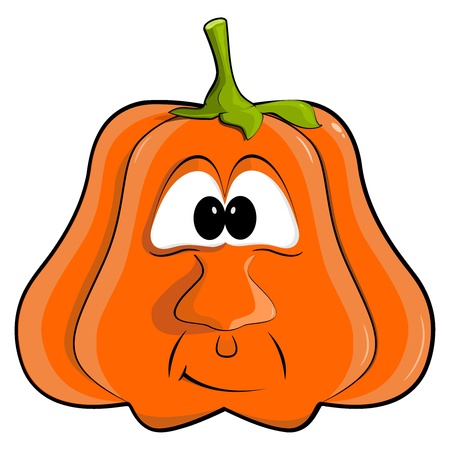 illustration of cartoon pumpkin  のイラスト素材