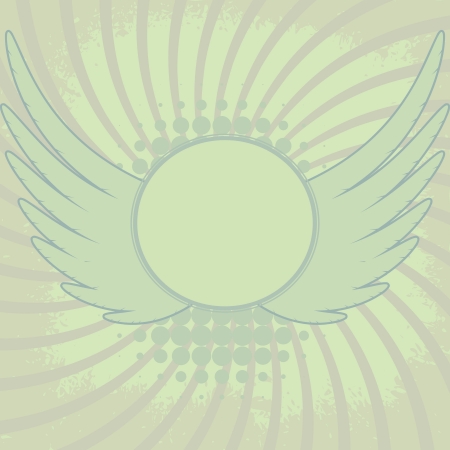 Abstract  background with wingsのイラスト素材