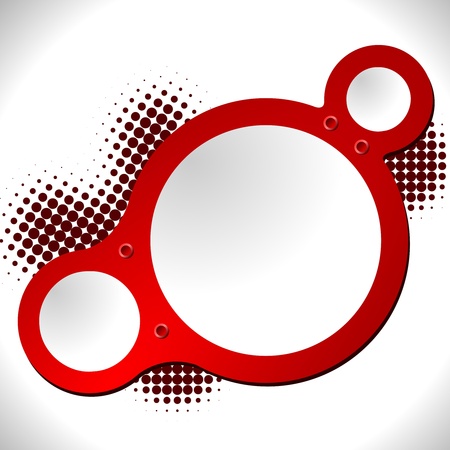 Round abstract vector background. EPS10のイラスト素材