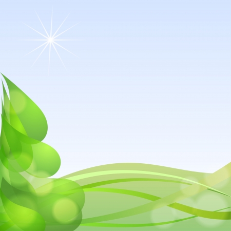 Abstract background with a silhouette of a Christmas tree. eps10のイラスト素材