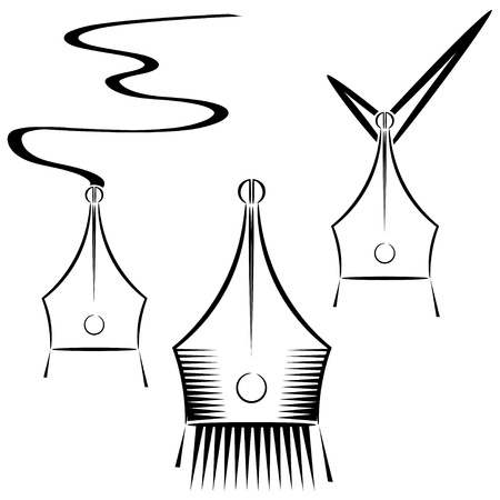 Abstract graphic penのイラスト素材