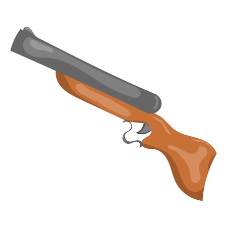 Cartoon gun. eps10のイラスト素材