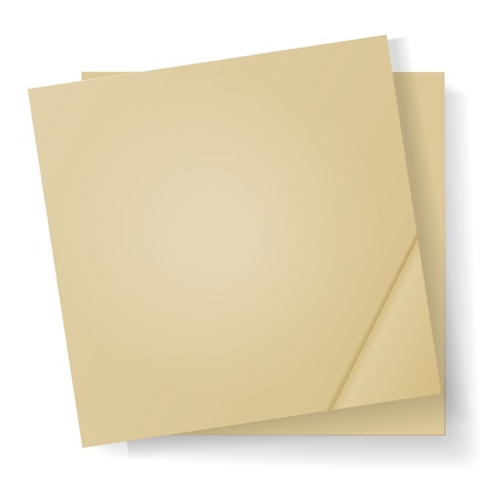Sheets of paper for notes のイラスト素材