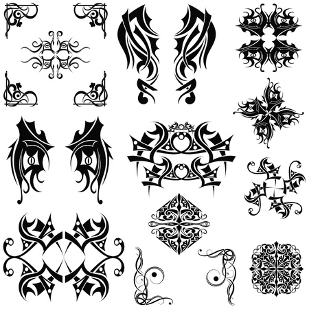 Set Tribal elementsのイラスト素材