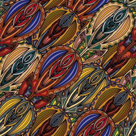 Seamless texture of whimsical fairy feathersのイラスト素材