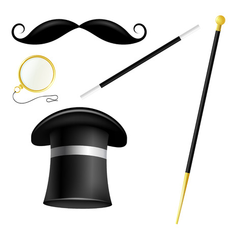 Accessory Set English gentlemanのイラスト素材