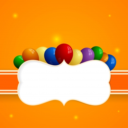 Background with balloonsのイラスト素材