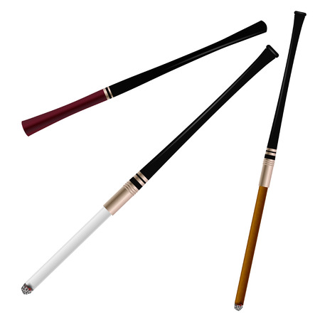 Set cigarette holdersのイラスト素材