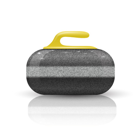 Stone for curling sport game のイラスト素材