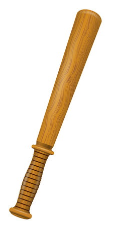 Wooden stick policeman.のイラスト素材