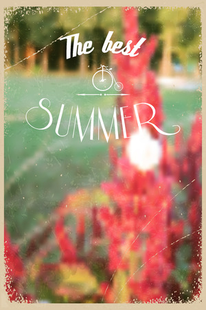 Card or invitation with  floral background. のイラスト素材