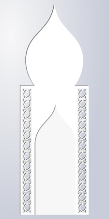 Abstract  background with Indian arch. Vector illustrationのイラスト素材