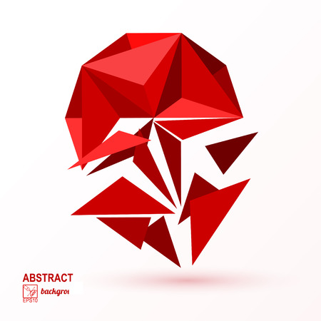 Abstract background with exploding red star. Vector illustrationのイラスト素材