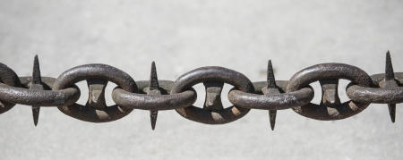 Closeup of vintage chain