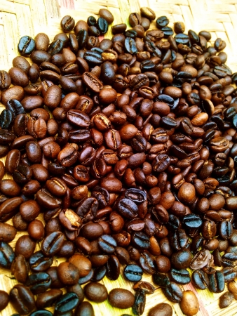 Roasted Coffee Beansの写真素材