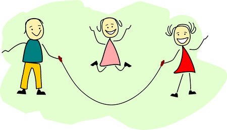 happy children are playingの写真素材