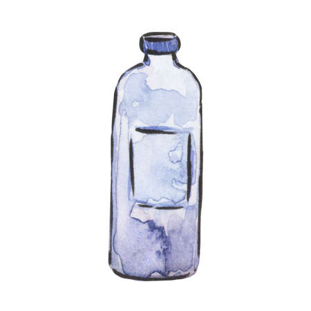 watercolor travel setの写真素材