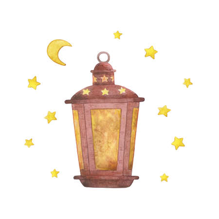 Lantern. Candle, light, decor, lampの写真素材
