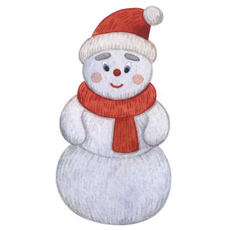 Watercolor Christmas toys. New yearの写真素材