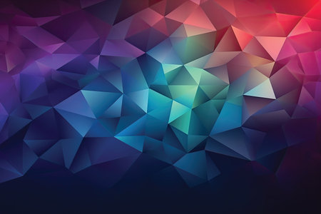 Abstract polygonal background. Triangles background. Vector illustration.の素材