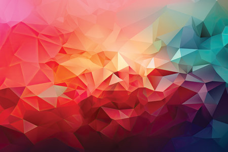 Abstract polygonal background. Triangular design for your business.の素材