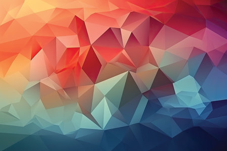 Abstract polygonal background. Triangular design for your business.の素材