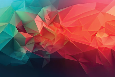 Abstract polygonal background. Triangular low poly style. Vector illustrationの素材